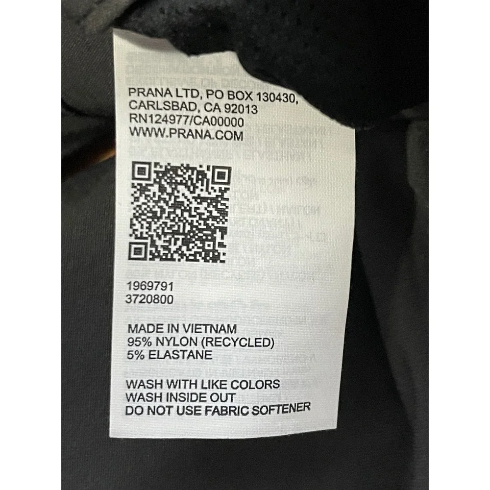 PRANA Stretch‎ Zion Pant II 35x30 Dark Iron Gray Relaxed Straight Leg Gorpcore